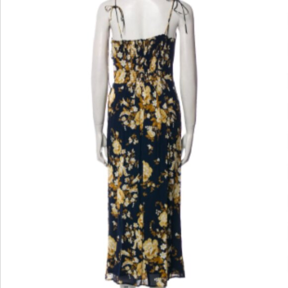 Brand New Reformation Kourtney Floral Pattern Dress in Divinity - Picture 7 of 13